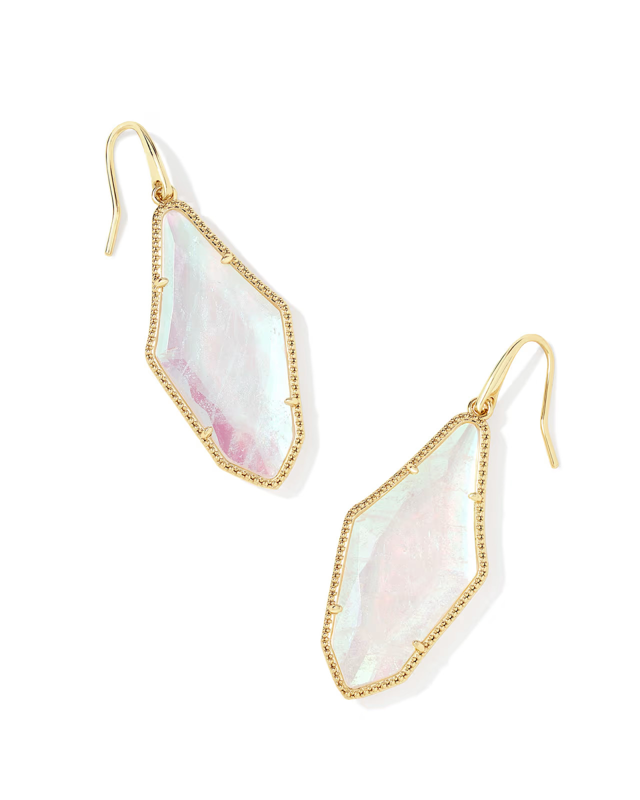 Evelyn Gold Drop Earrings in Dark Green Mother-of-Pearl | Kendra Scott | Kendra Scott
