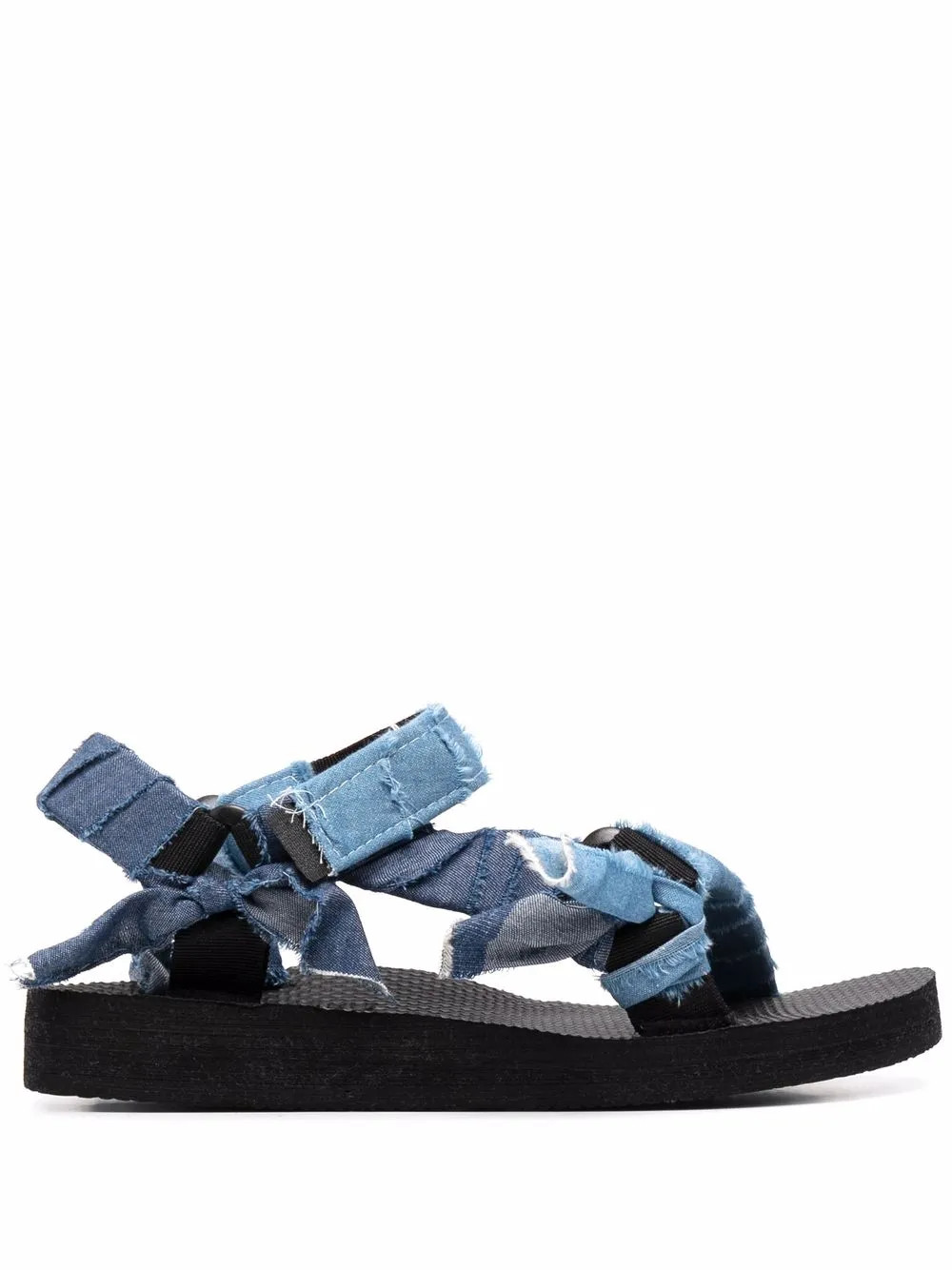 Trekky gauze-trimmed sandals | Farfetch Global