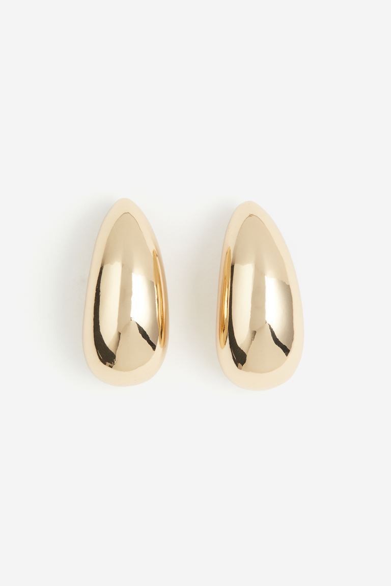 Chunky Earrings - Gold-colored - Ladies | H&M US | H&M (US + CA)
