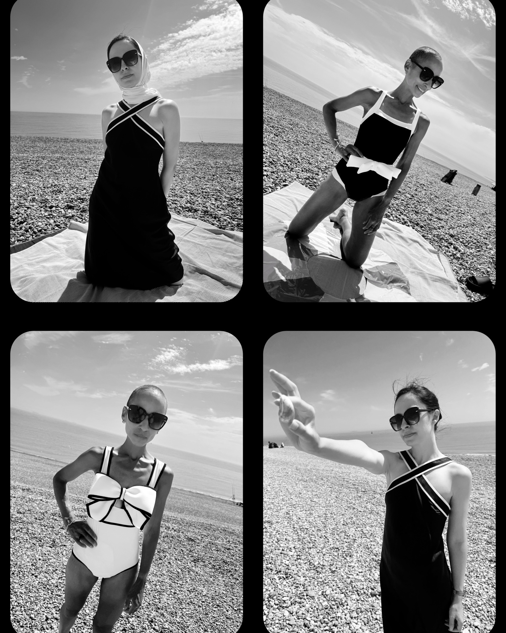 SOMEWHERE BEYOND THE SEA 🐚 Beach days with @adeleroberts 🌊 in love with my new dress, it feels very ‘Death on the Nile’ 🕵🏻‍♀️ (I’ve tagged the original but I’ve also tagged one I spotted on eBay still brand new - I got mine on Vinted!). Adele is road-testing some new swimsuits I found on Amazon (🤯) which I was so impressed with! Love them all but especially the belted one! #summerdress #beachwear #vintagestyle 

#LTKuk #LTKswimwear #LTKsummer