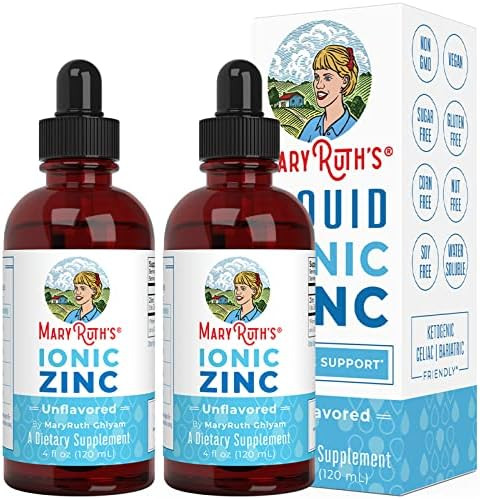 Zinc Supplements for Immune Support | Ionic Zinc for Kids & Adults | Liquid Zinc Supplement | 40 ... | Amazon (US)