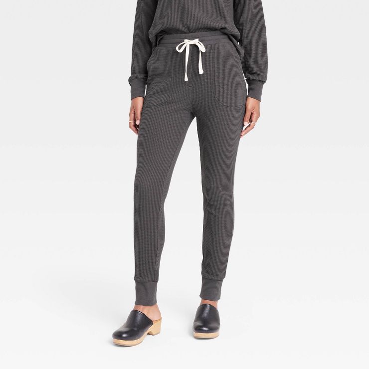 Women's Waffle Knit Jogger Pants - Universal Thread™ | Target