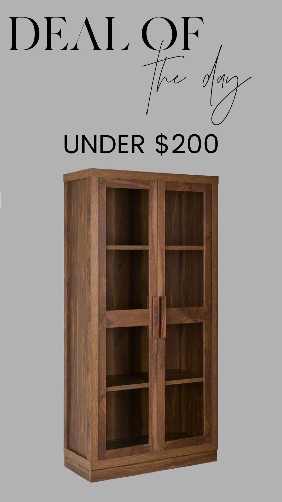 If you’ve been wanting the built-in look without the built-in price — this is it. Under $200 and such a good deal.

#LTKHome #LTKSaleAlert