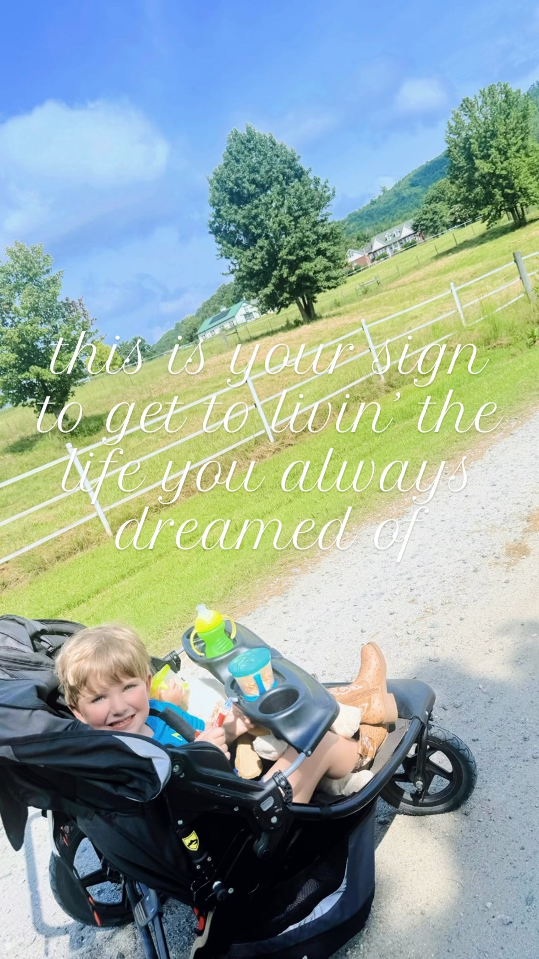 livin’ the life I always dreamed 💭 of raising these sweet babies 👶🏼 out here on our farm sweet farm 🌾🦋🧺🐓☀️💕🌼🪴👩‍🌾🥚🫶🏽🌿🥣 #morninginthelife #farmlife #sahmonafarm #sahm #lifeinthecountry 

Is there anything sweeter than your firstborn waking up to look out the kitchen window 🪟 and say, “Mama, look at all those deer deer off the back pasture!!” 🦌 And this dreamy foggy 🌫️ front porch coffee ☕️ view of the farm will never get old 🫶🏽 - cool mornings like this are making me excited for autumn!! 🍂 Such a dream 💭 this place is… what a morning view !! And sound on 🔔 for the most peaceful sounds out here! 🌾

There is nothing that brings us more joy 🤩 than having the prettiest farm fresh 🚜 pastel rainbow 🌈 eggs 🥚 to share 🎀 with neighbors!!! 🫶🏽 We headed out on a walk after baby 👶🏼 brother woke up (he’s been sleeping in 💤 so late 😍) to deliver some!! 🧺 

Morning coffee ☕️ and magnatiles for this creative cutie 💙 - we officially have a mini Papaw (my beloved grandpa 🥹 who was an incredibly talented builder and engineer in this county!! 🗺️) in the making… he “designed” this based off of the picture in the example. I was super impressed 🤯… down to every last detail y’all!!! 👏🏽 

And such a beautiful sunny day ☀️ for a walk it was!!! 🌾 Gosh I just love it out here… such a gorgeous place to live!! 🦋 Love our home sweet home 🏡 and farm sweet farm so!!! 🌾🧺 And then outside playing playing playing (like little boys should 👏🏽) with their chickies 🐓, mud kitchen 🥣, sandbox 🪣 and garden 🪴 slash orchard 🌳- and look at all our blackberries 💜 (& I forgot to film the raspberries !!! 💕) coming in… eek!!! 🤭 Linked our beloved @hapetoys_usa mud kitchen as well as our sandbox over on my LTKit app - since I always get questions!!! 🫶🏽🌾 Happy “Friday Eve,” y’all!! 🦋☀️