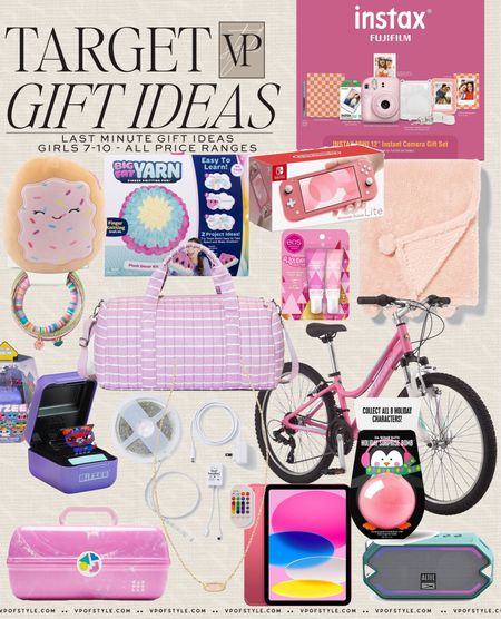 Gift ideas for girls. Last minute gifts that will arrive on time from target or pick up/drive up at store  

#LTKGiftGuide #LTKfindsunder50 #LTKkids