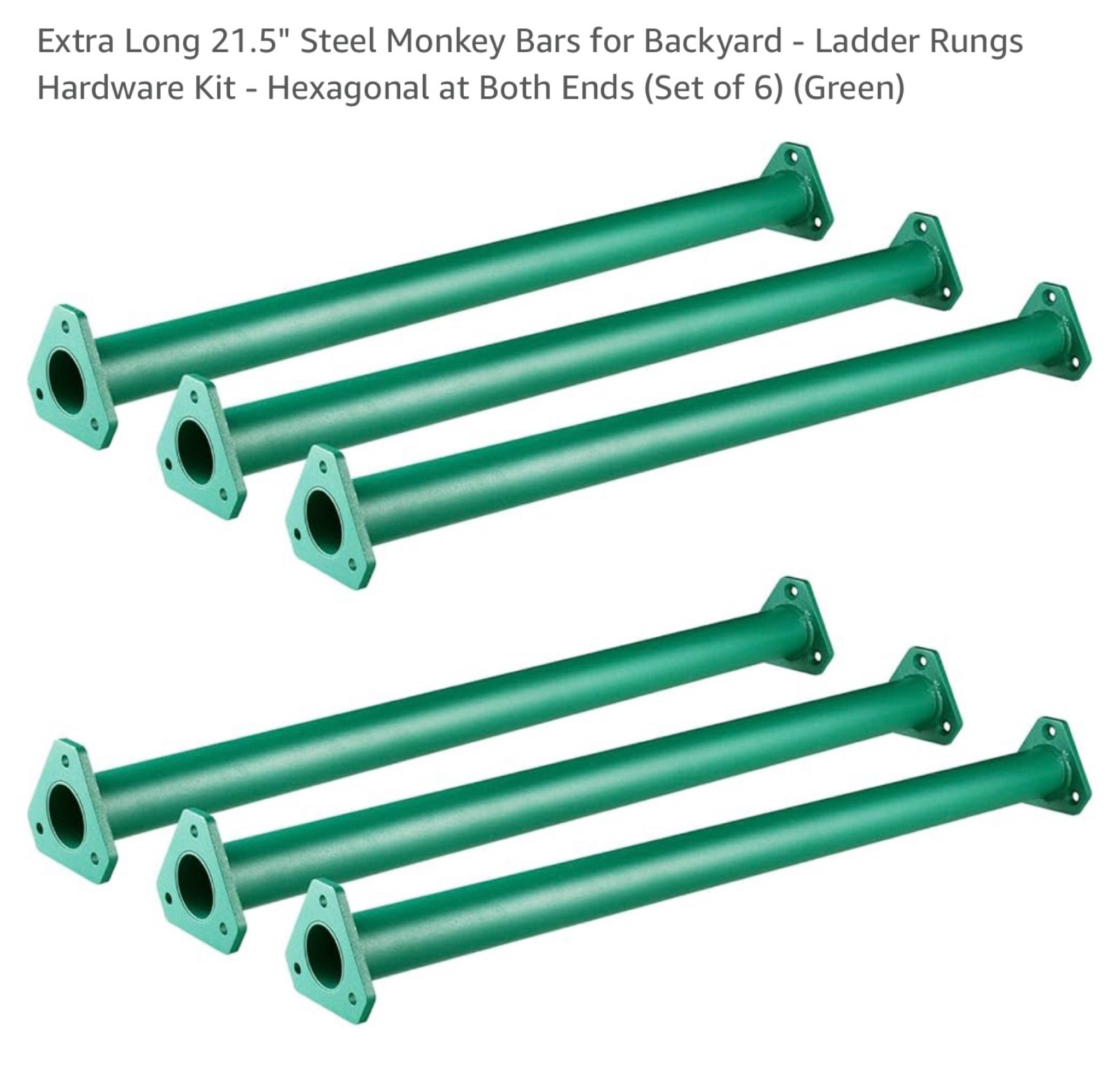 Extra long monkey bars 