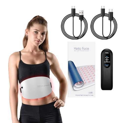 ZOLIQUEX Red Light Therapy Belt, Infrared Light Therapy & Red Light Therapy for Body, 660nm & 850nm Near Infrared Light Therapy Devices for Shoulder Waist Back Pain Relief, Decrease Inflammation(UL) | Amazon (US)