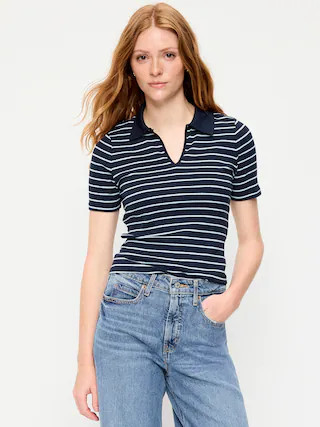 Keyhole Polo Top | Old Navy (US)