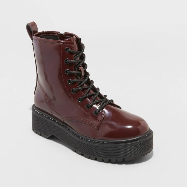 Women's Erin Combat Boots - A New Day™ | Target