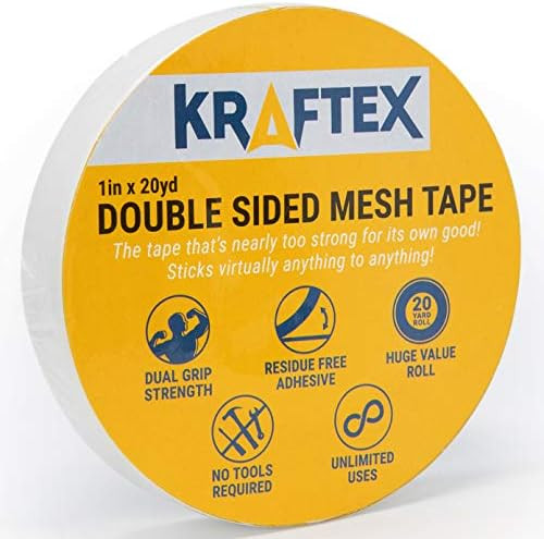 Double Sided Carpet Tape for Area Rugs Over Carpet (1 Inch) Rug Tape for Hardwood Floors, Tile Fl... | Amazon (US)