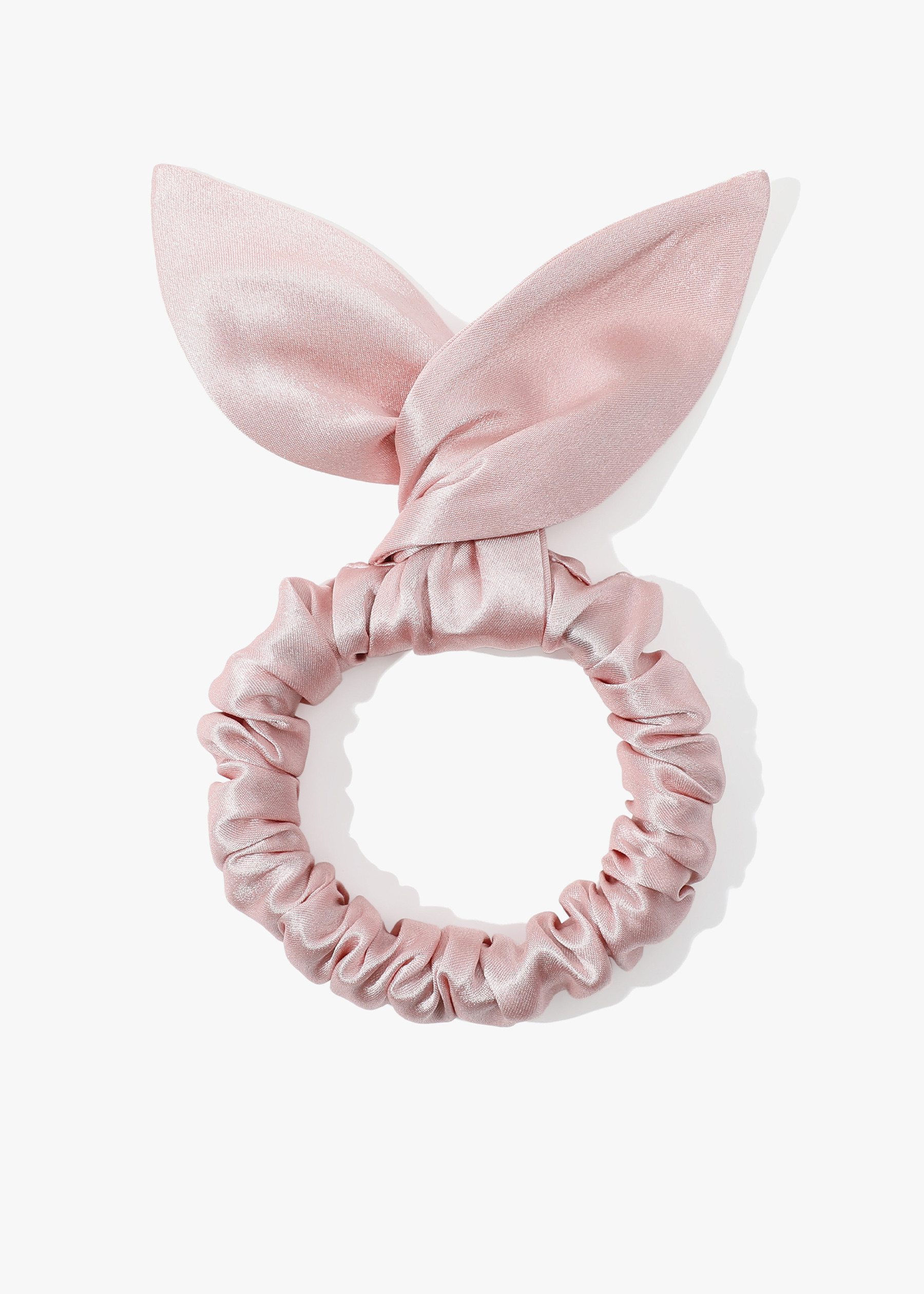 Cute Bunny Ears Silk Scrunchie | LilySilk