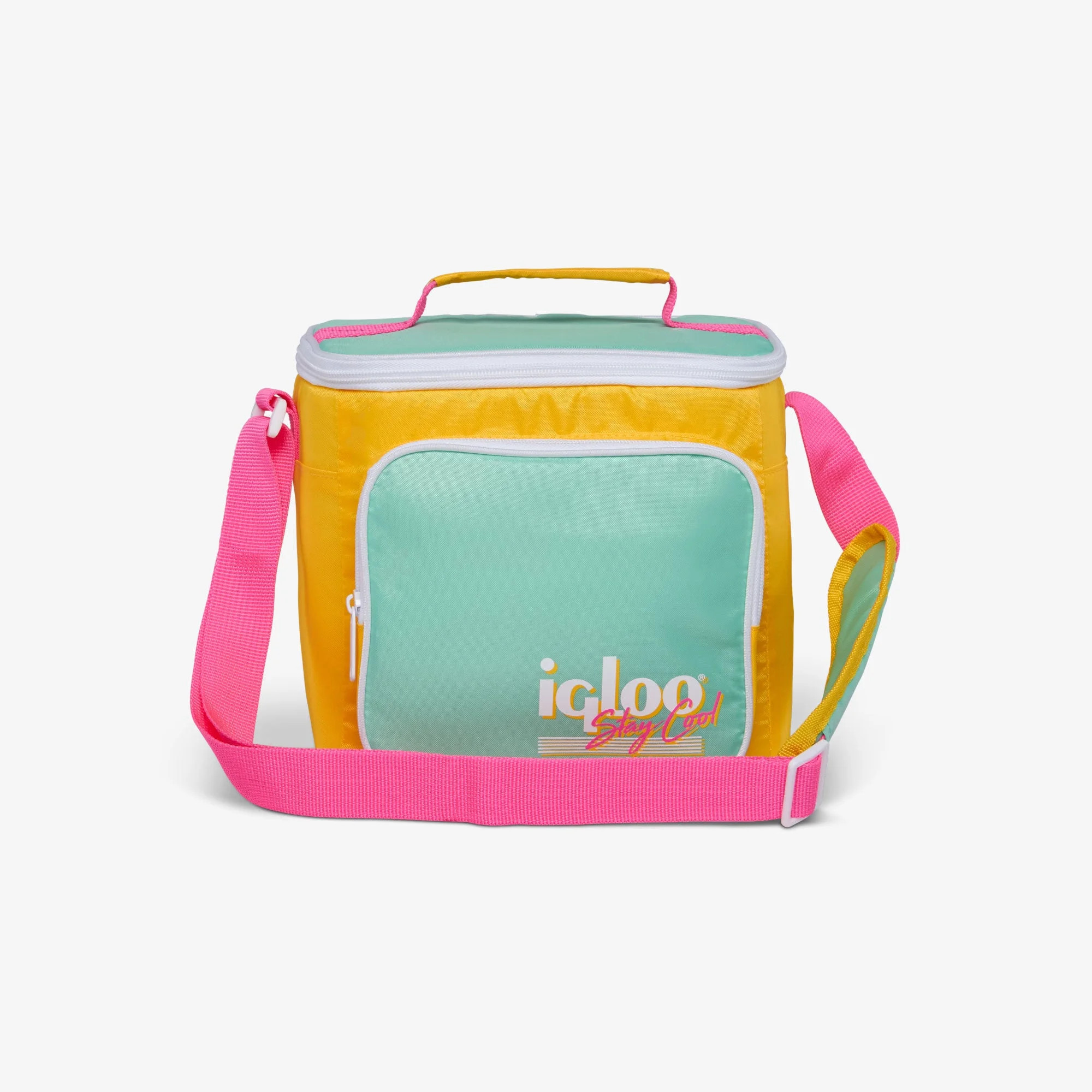 Igloo 9 Can Capacity Retro Square Lunch Bag Cooler, Yellow | Walmart (US)