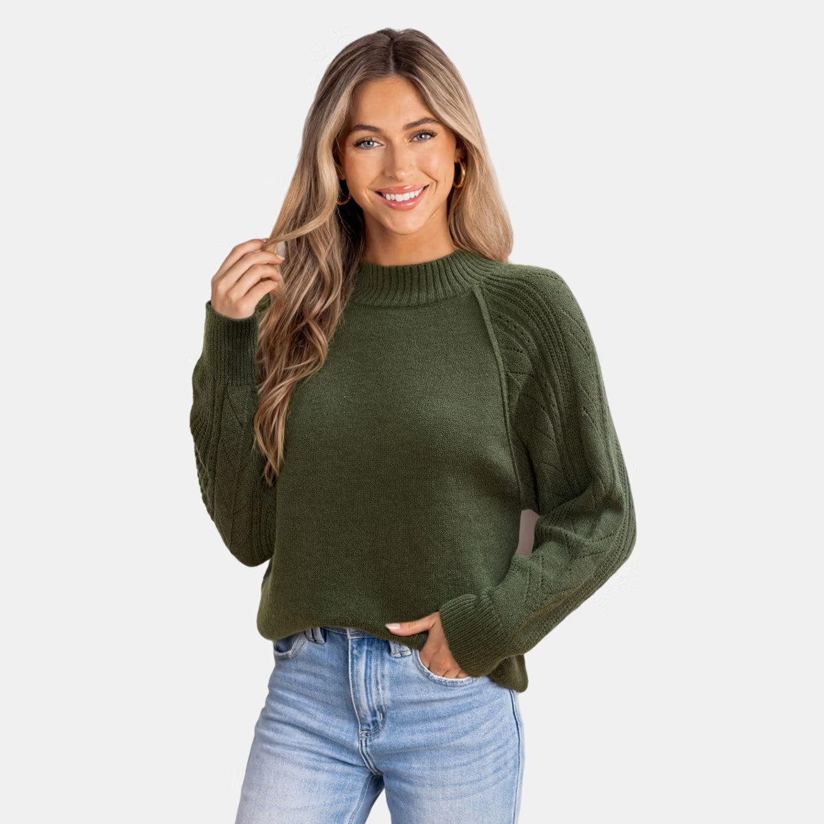 Women's Cable Knit Sweater - Cupshe | Target