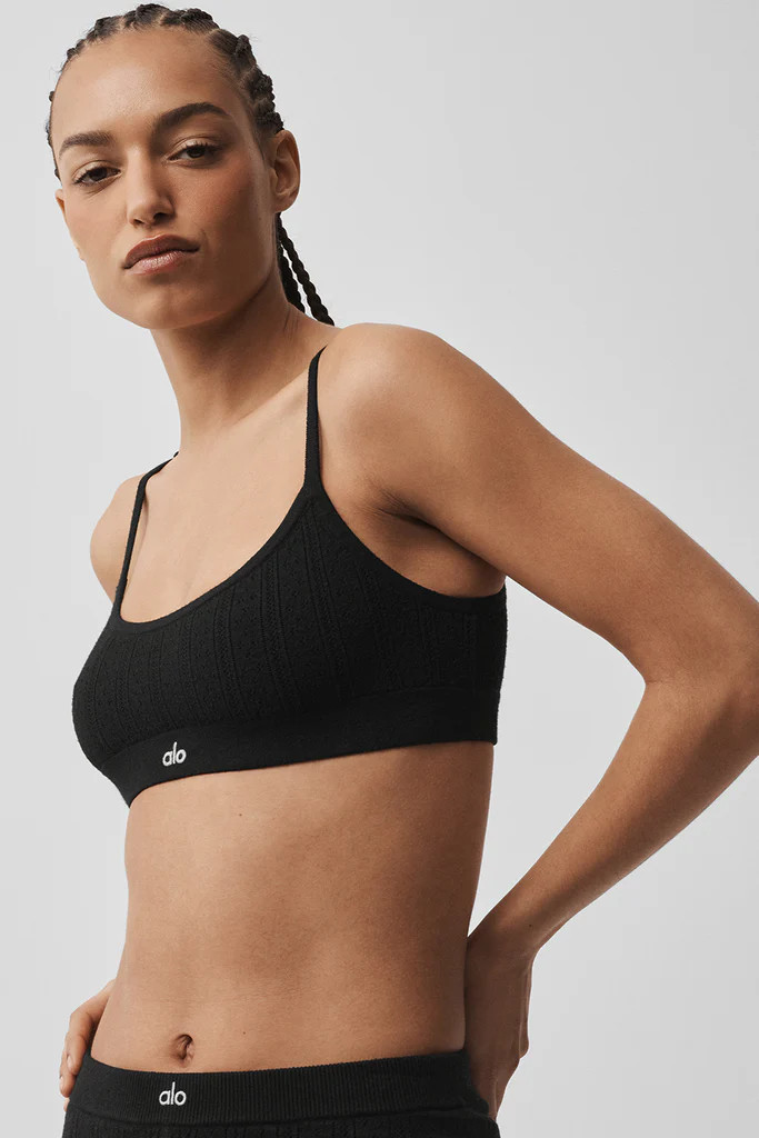 Pointelle Sweater Be Mine Bra | Alo Yoga (US)