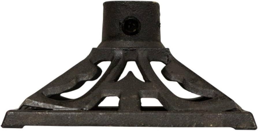 TIKI Brand Cast Iron Torch Stand, Black, 9.1L x 9.1W x 4.8H -Inches, 1312322 | Amazon (US)