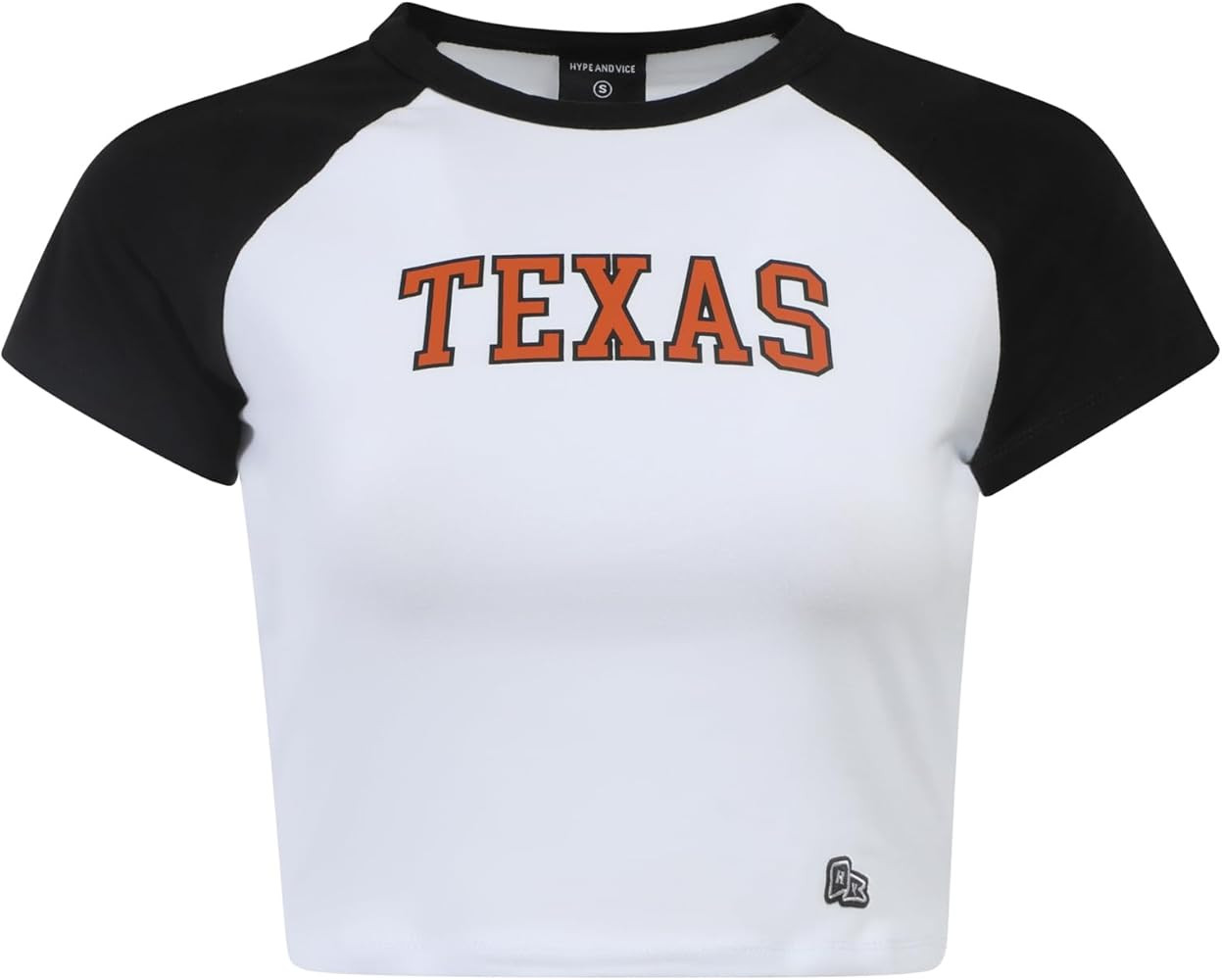 HYPE AND VICE Texas Longhorns Homerun Tee - Black, L | Amazon (US)