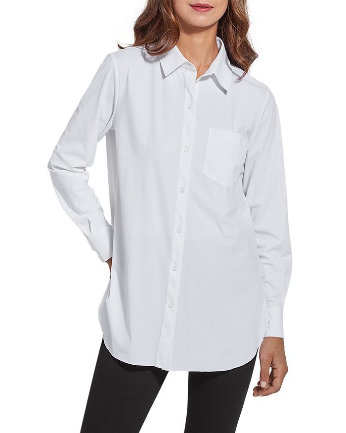 Schiffer Long Sleeve Button Down Top | Bloomingdale's (US)