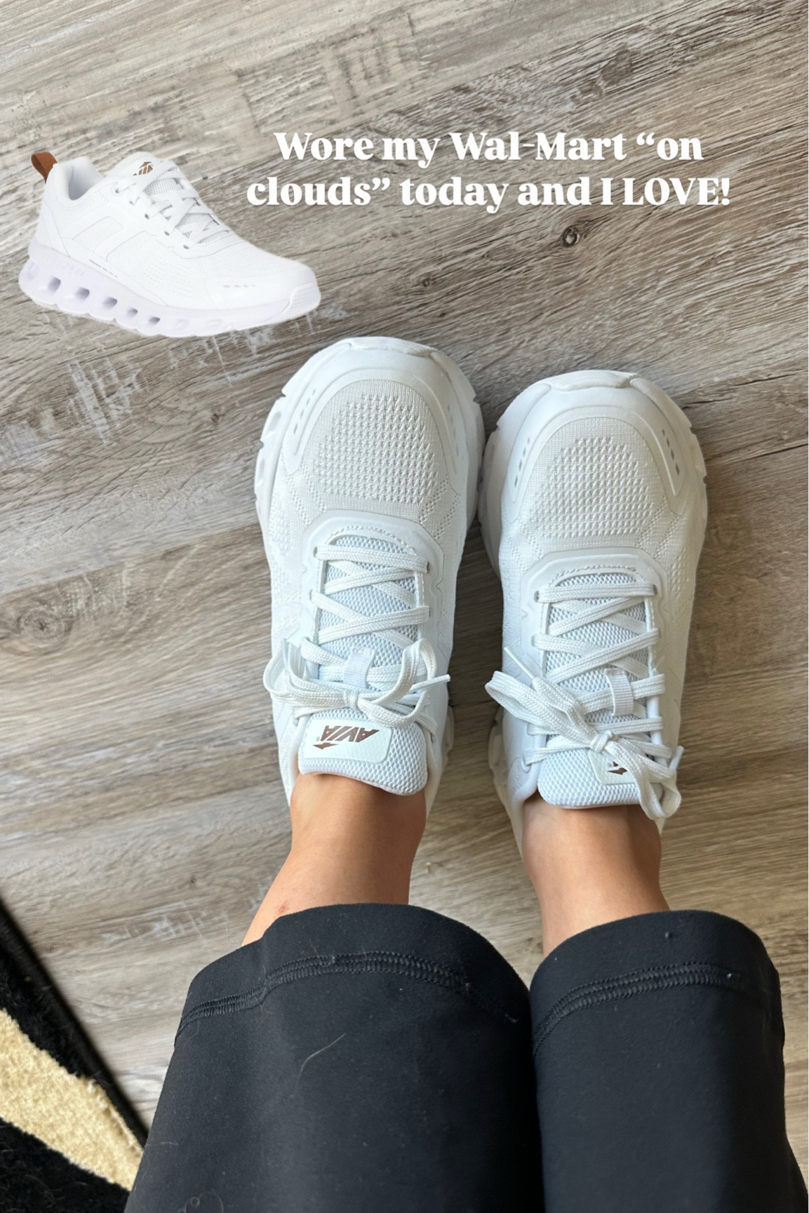 On cloud look-a-likes for $22! I sized up 1/2 size 

#LTKFindsUnder50 #LTKStyleTip #LTKShoeCrush