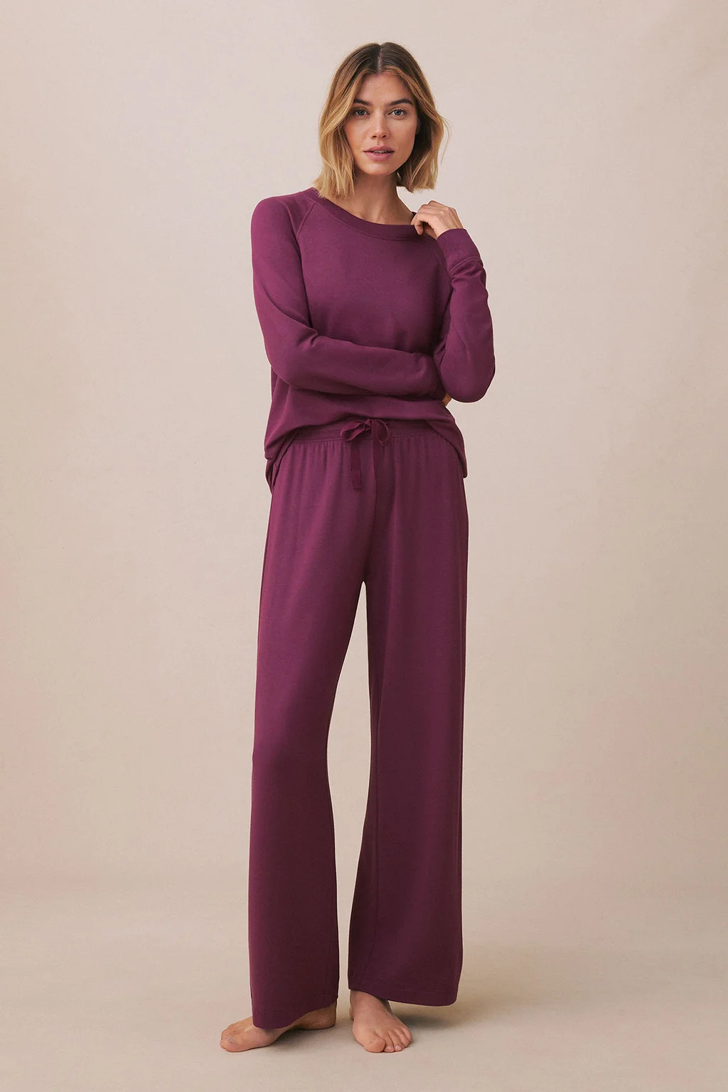 Relax Pants Set in Fig | Lake Pajamas