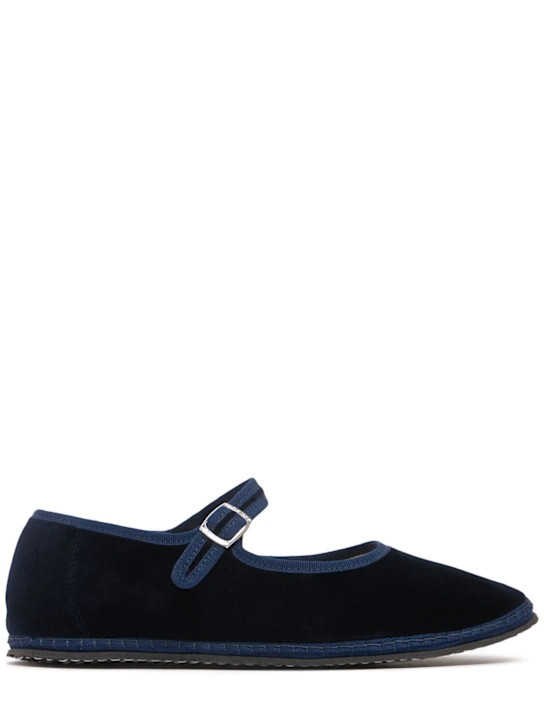 10MM HOHE MARY JANE-LOAFER AUS SAMT | Luisaviaroma