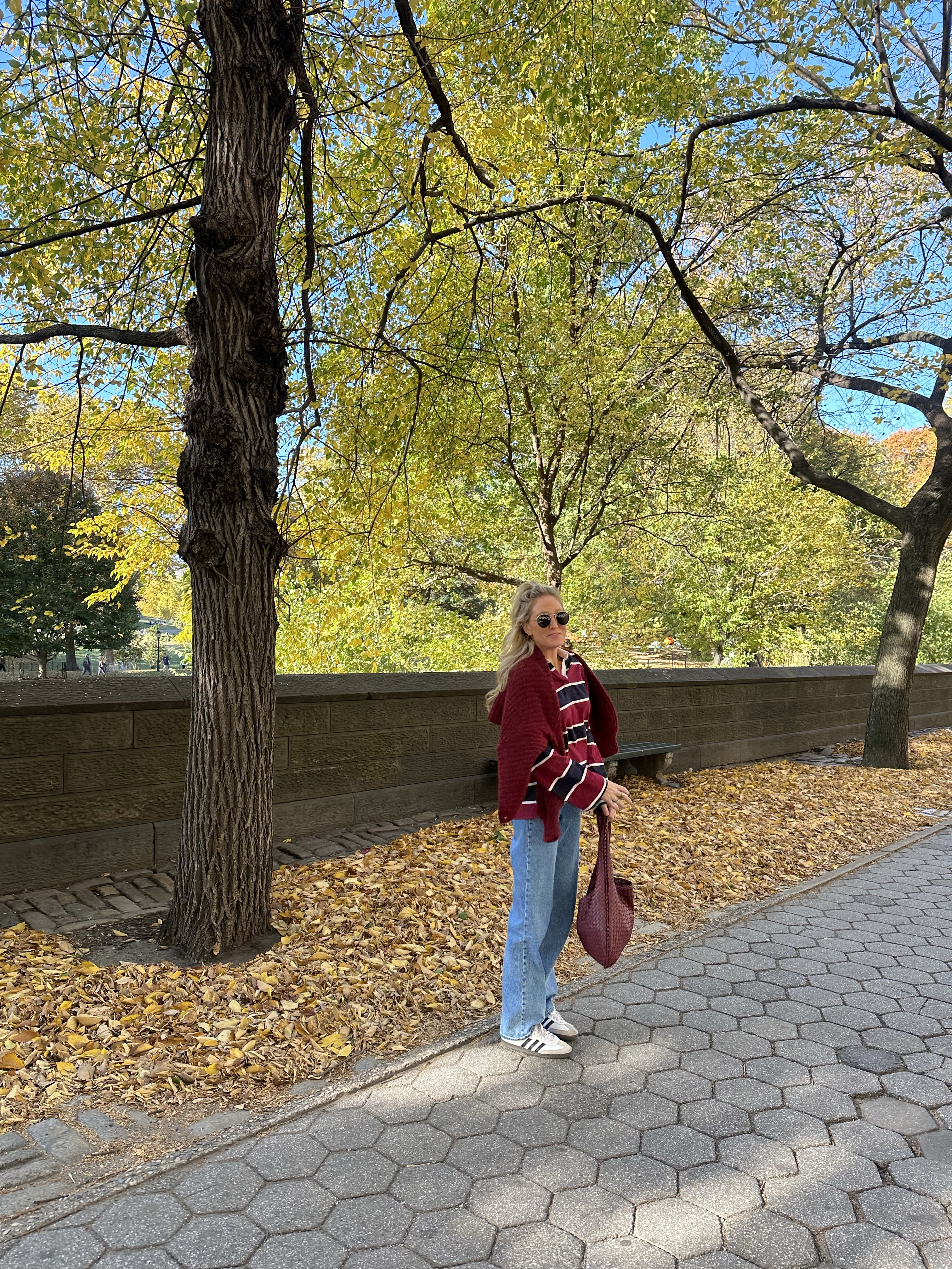 Love this burgundy fall outfit- my denim runs tts and my top does too! A rugby polo is very trendy right now and the burgundy color is perfect for fall/winter! 

#LTKFindsUnder100 #LTKFindsUnder50 #LTKStyleTip
