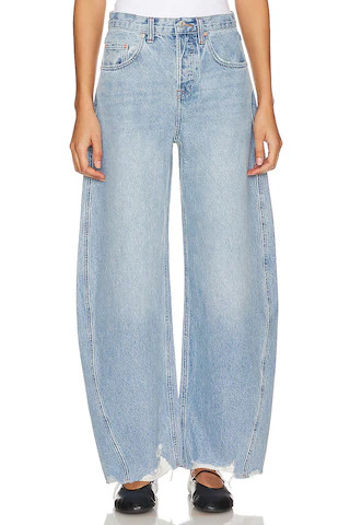 Paola Barrel Leg Jean
                    
                    GRLFRND | Revolve Clothing (Global)