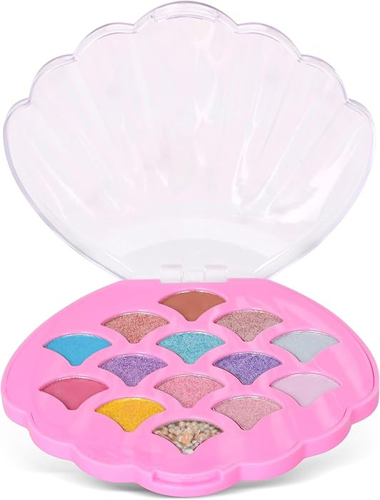 iscream Shimmering Seashell Shaped Glitter Eyeshadow Palette Collection | Amazon (US)