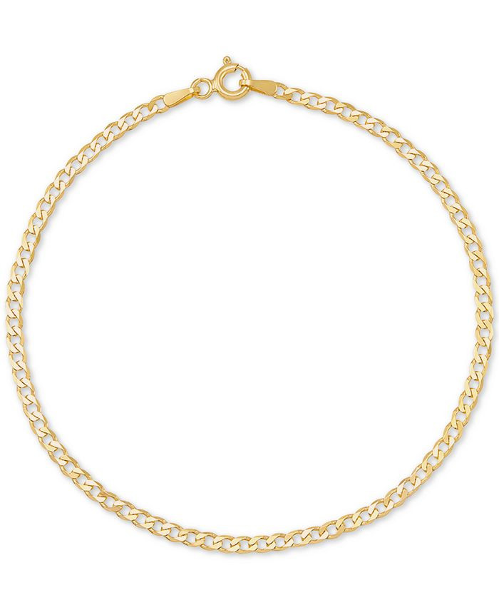 Curb Link Chain Bracelet in 14k Gold | Macys (US)