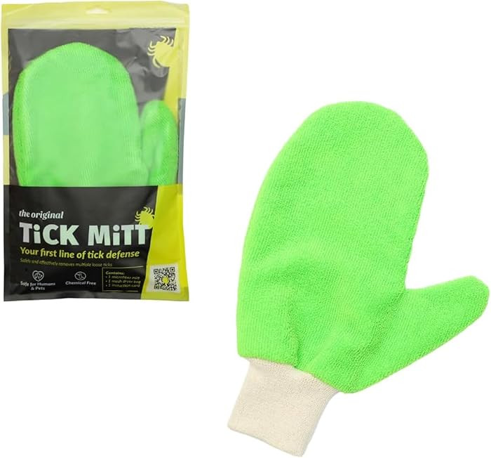 TiCK MiTT Green Tick Removal Glove: Gently Remove Ticks from Humans & Pets - Chemical-Free, Durab... | Amazon (US)