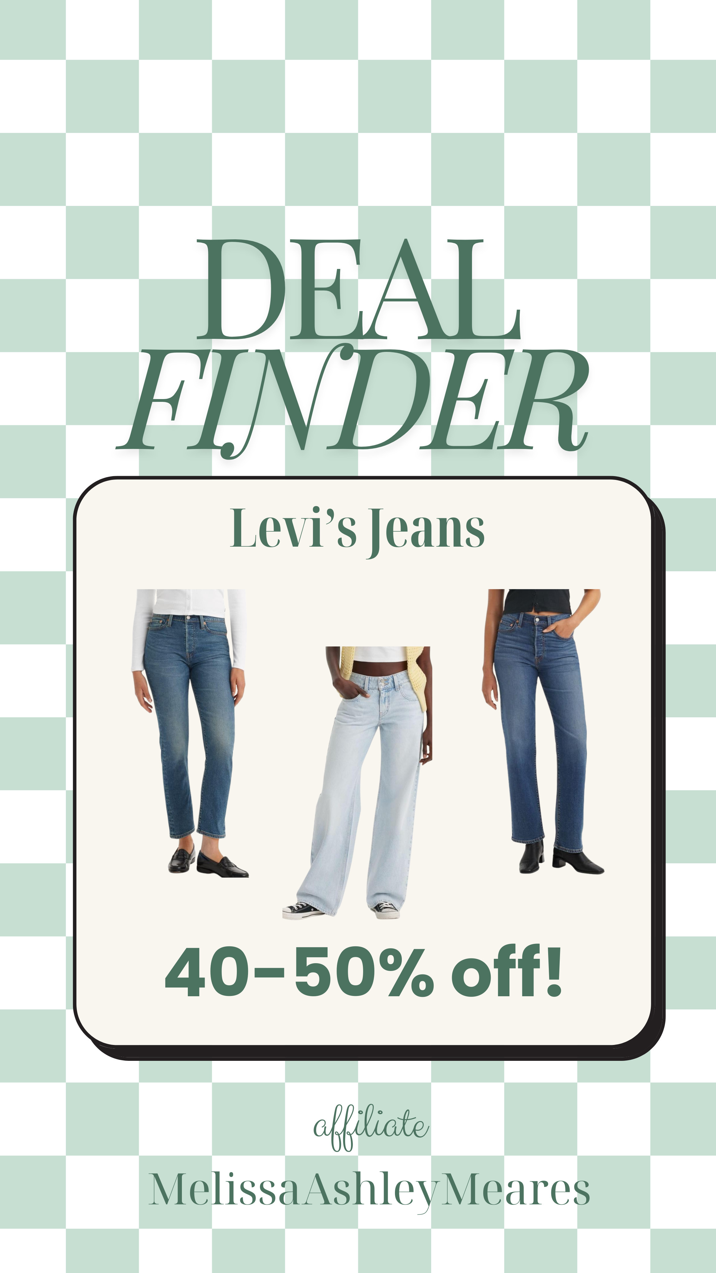 Levi's are on major discount for Amazon's Big Spring Sale - lots of different styles and colors and up to 55% off!

Levi's jeans, levi's denim, bootcut jeans, skinny jeans, straight jeans, boyfriend jeans, high-rise jeans, low-rise jeans, wedgie skinny jeans, mom jeans, wide leg jeans, baggy jeans 

 #LTKSaleAlert #LTKFindsUnder50 #LTKFindsUnder100
