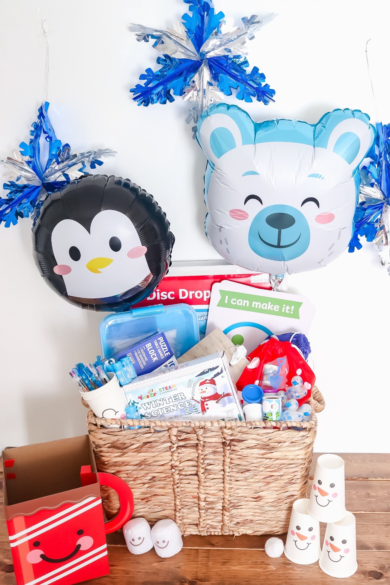 Winter Break Borden Basket from Oriental Trading

#ad #OTCPartner / Winter activities / kids activities / kids crafts / snow crafts / winter crafts / Christmas break / 

#LTKHoliday #LTKSeasonal #LTKKids