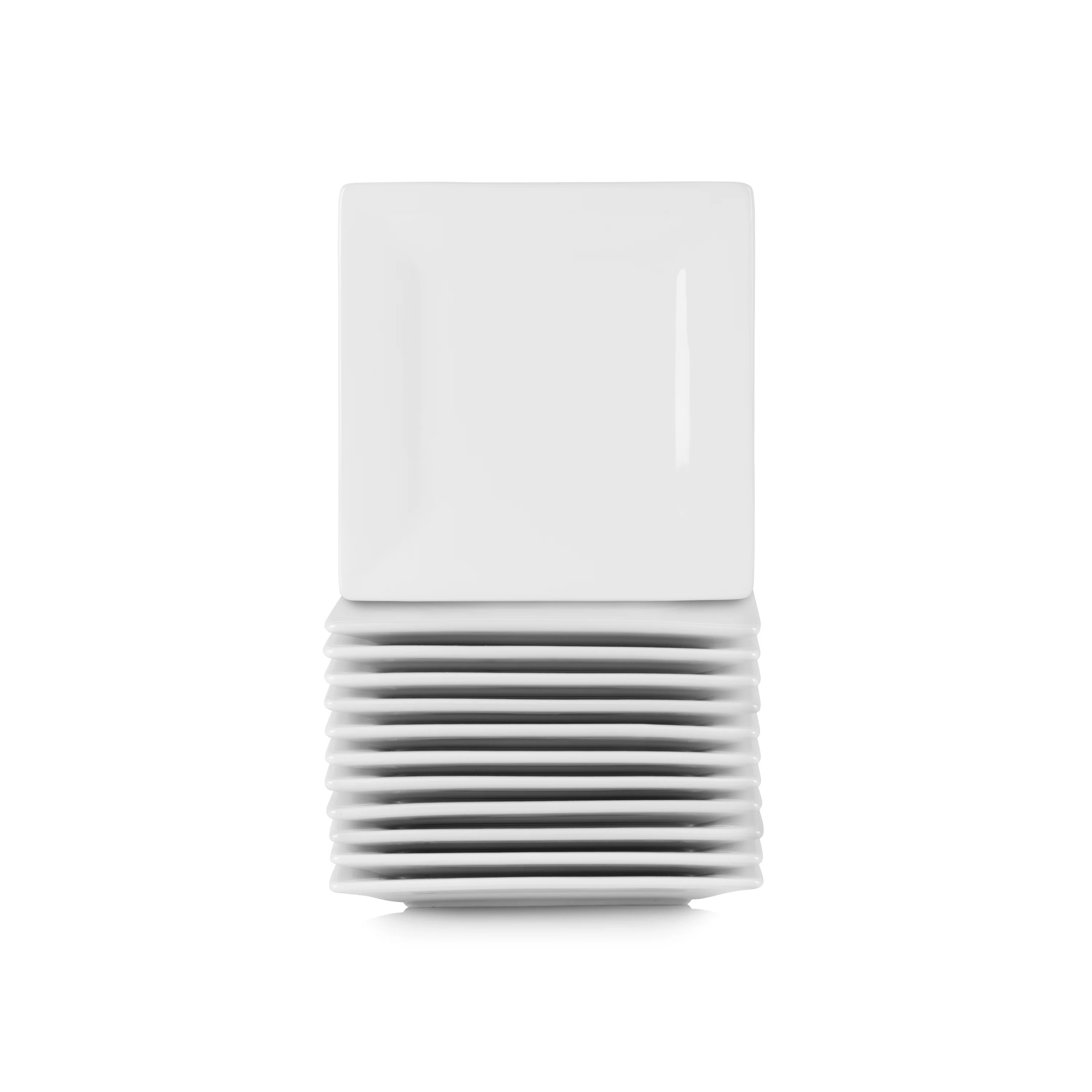 Catering 6" Square Appetizer Plate (Set of 12) | Wayfair North America