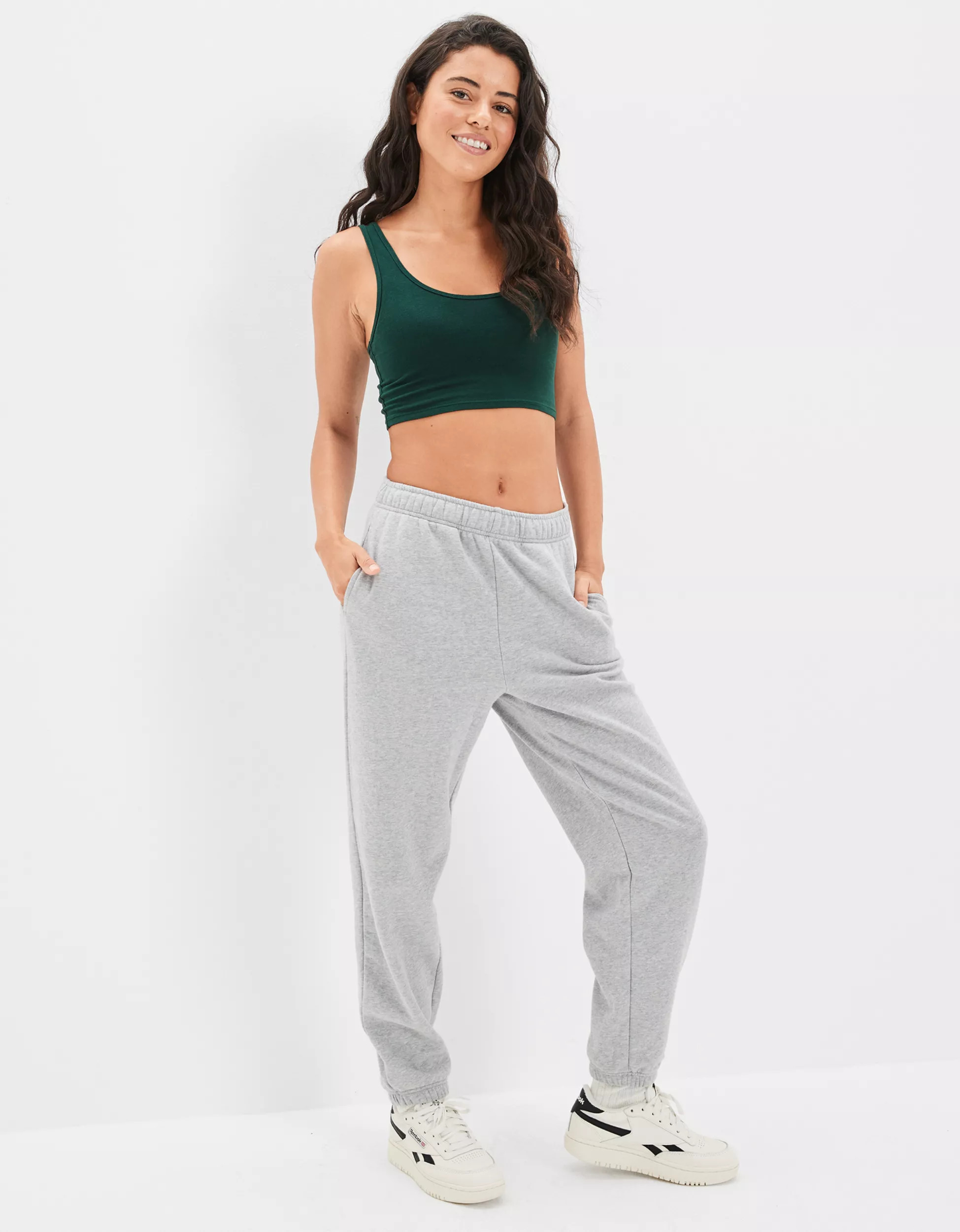 AE Super Cropped Scoop Neck Cami | American Eagle Outfitters (US & CA)