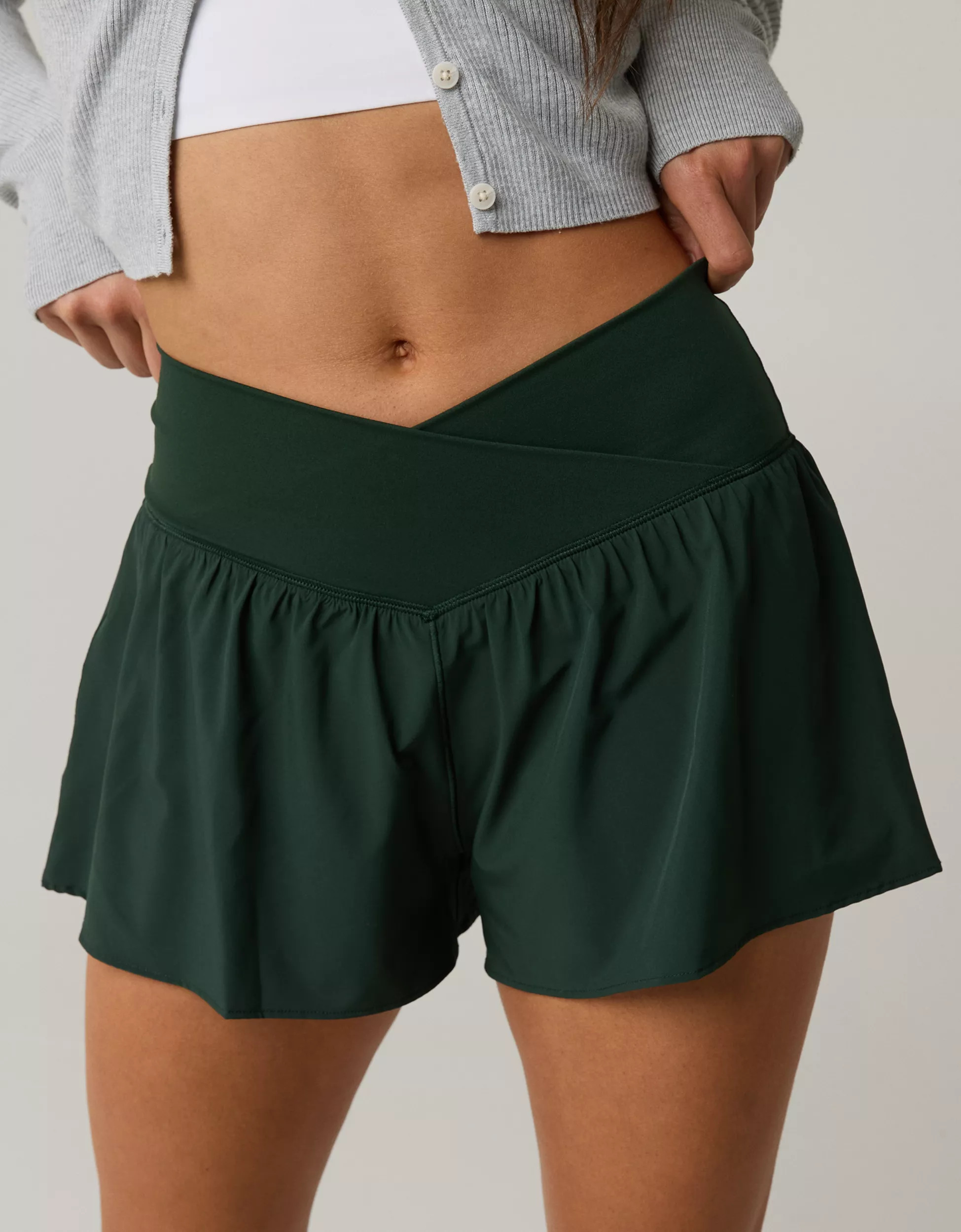 OFFLINE By Aerie Real Me Crossover Flowy Short | Aerie