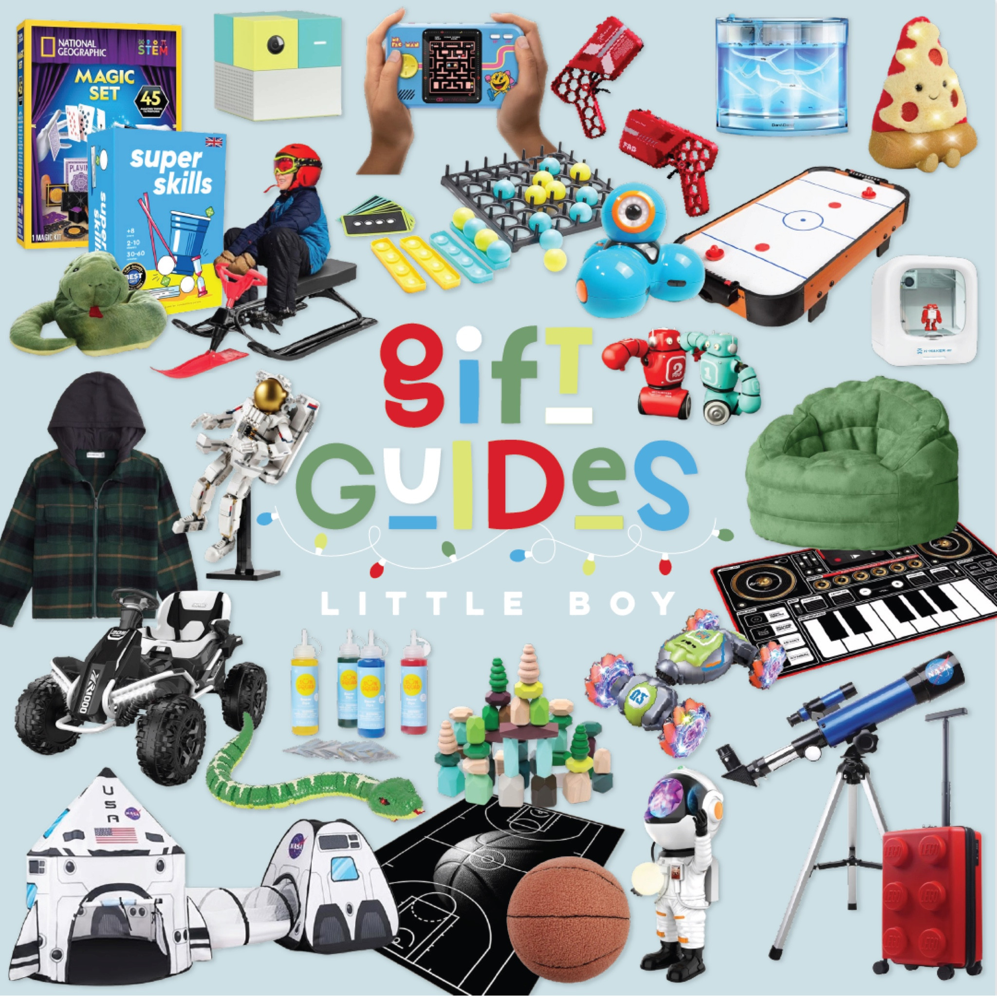 Fuel their curiosity and playtime! From interactive toys to outdoor gear, this gift guide has all the fun packed in!

#HolidayGiftGuide #InteractiveToys #OutdoorFun #SciencePlay #LittleBoyFun

#LTKKids #LTKHoliday #LTKGiftGuide