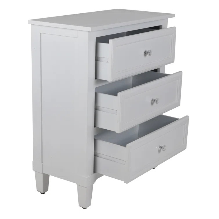 Morin 28'' Tall 3 - Drawer Nightstand | Wayfair North America