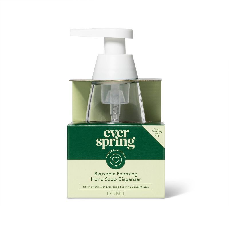 Glass Reusable Foaming Hand Soap Dispenser - 10oz - Everspring™ | Target
