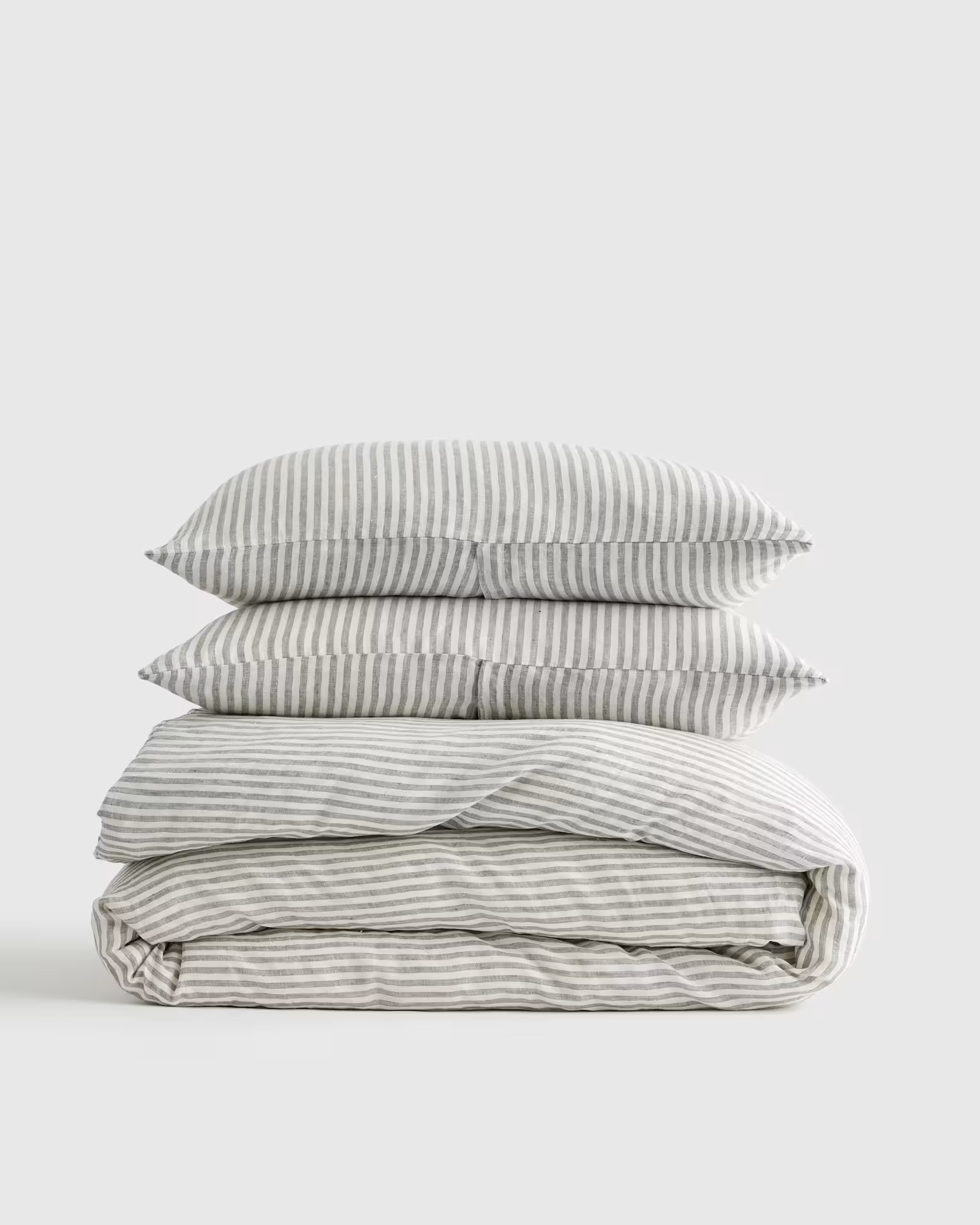 European Linen Stripe Duvet Cover Set | Quince | Quince