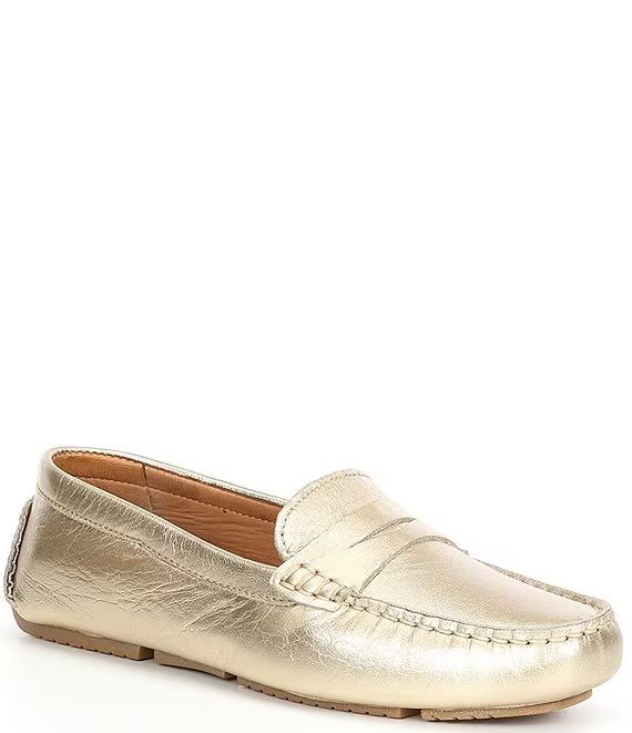 Women's Morgan Leather Penny Loafer Moccasins | Dillard's