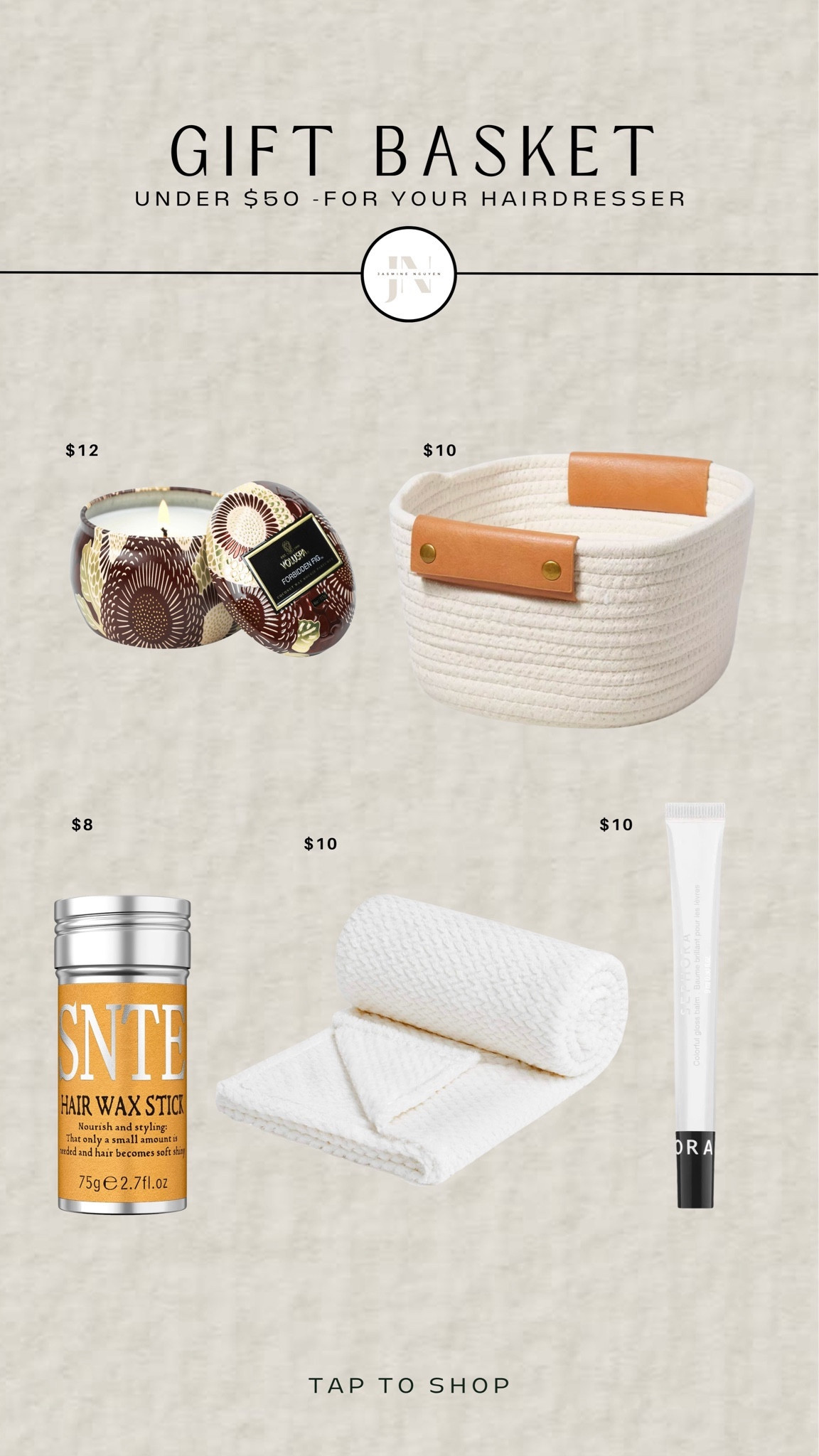 Don’t forget your… Hair Dresser! Gift basket under $50.

#LTKHoliday #LTKGiftGuide #LTKfindsunder50