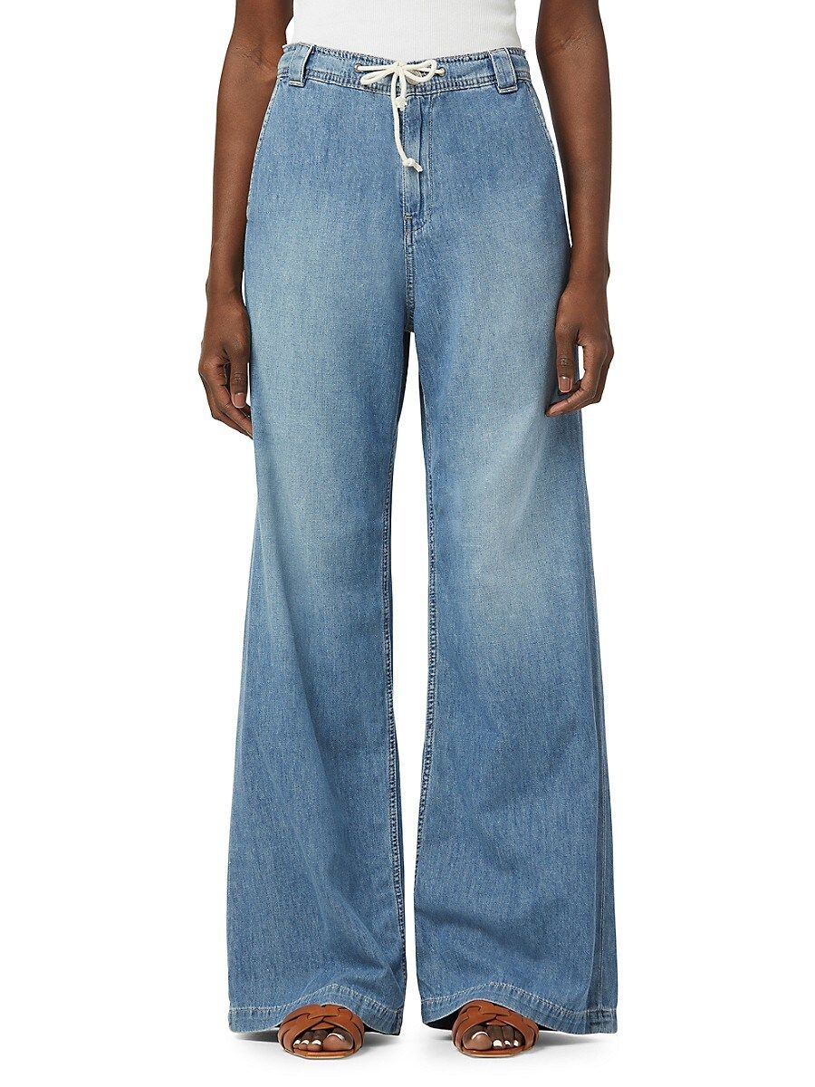 Hudson Women's Wide-Leg Denim Trousers - Driftaway - Size 27 (4) | Saks Fifth Avenue OFF 5TH