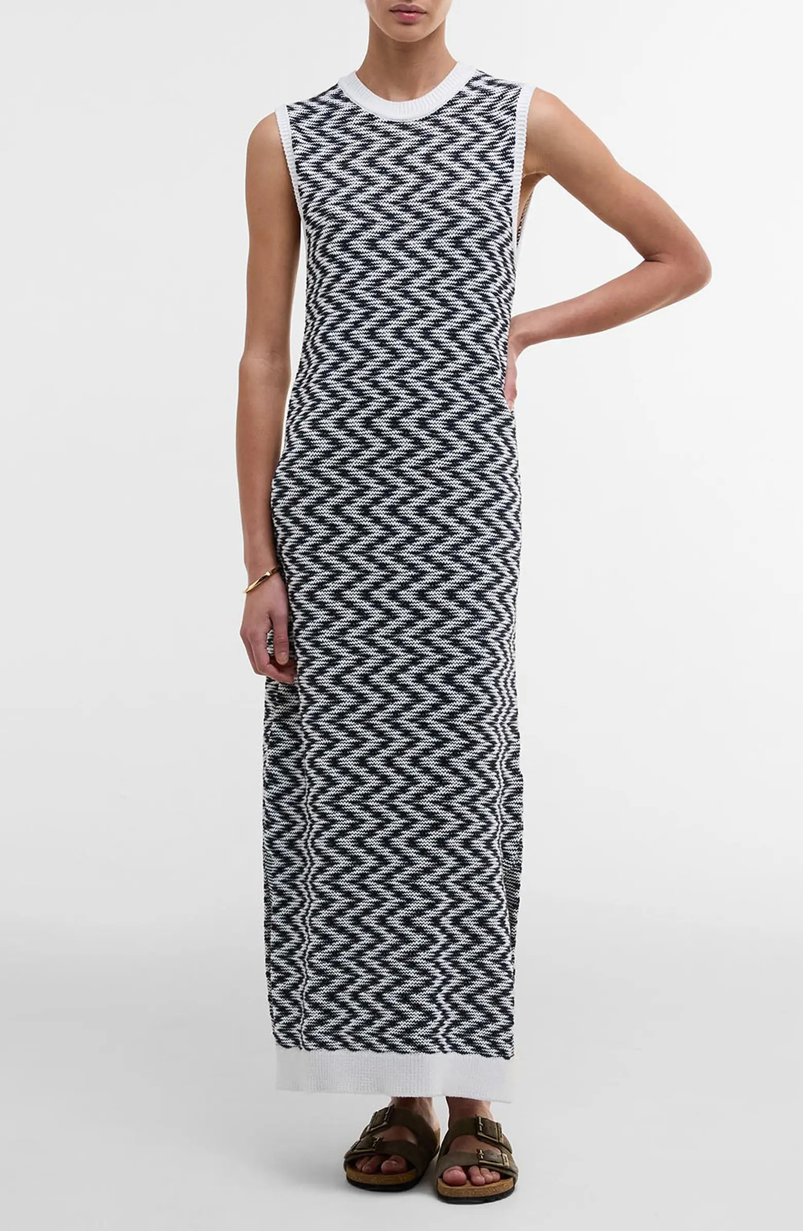 Olivia Zig Zag Sleeveless Sweater Dress | Nordstrom