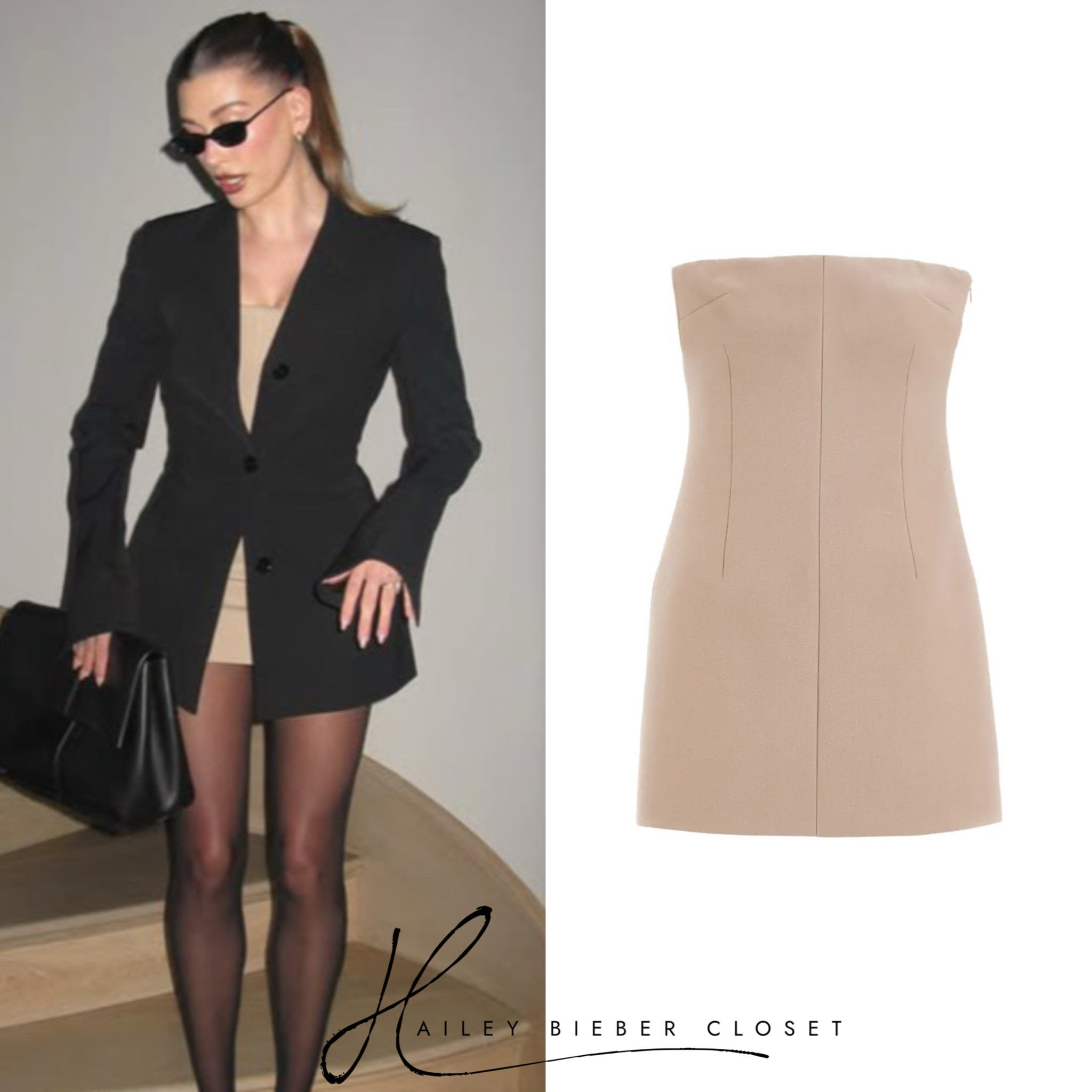 Hailey Bieber wears #Ferragamo Bustier Mini Dress ($2,500).

Styled by @danixmichelle.

#HaileyBieber #HaileyBieberCloset #HaileyBieberStyle #Fashion #StreetStyle #StreetWear #Style