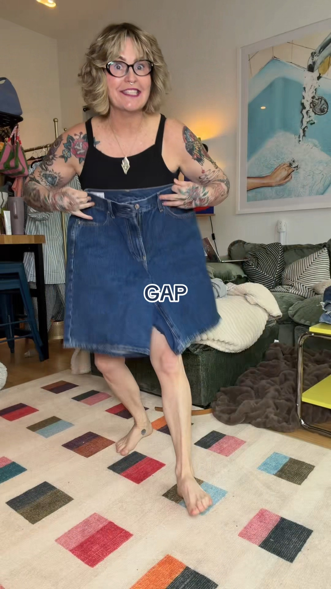 Not a fan of very short shorts? This long Gap shorts is just right for you!💙👖

#LTKMidsize #LTKPetite #LTKootd