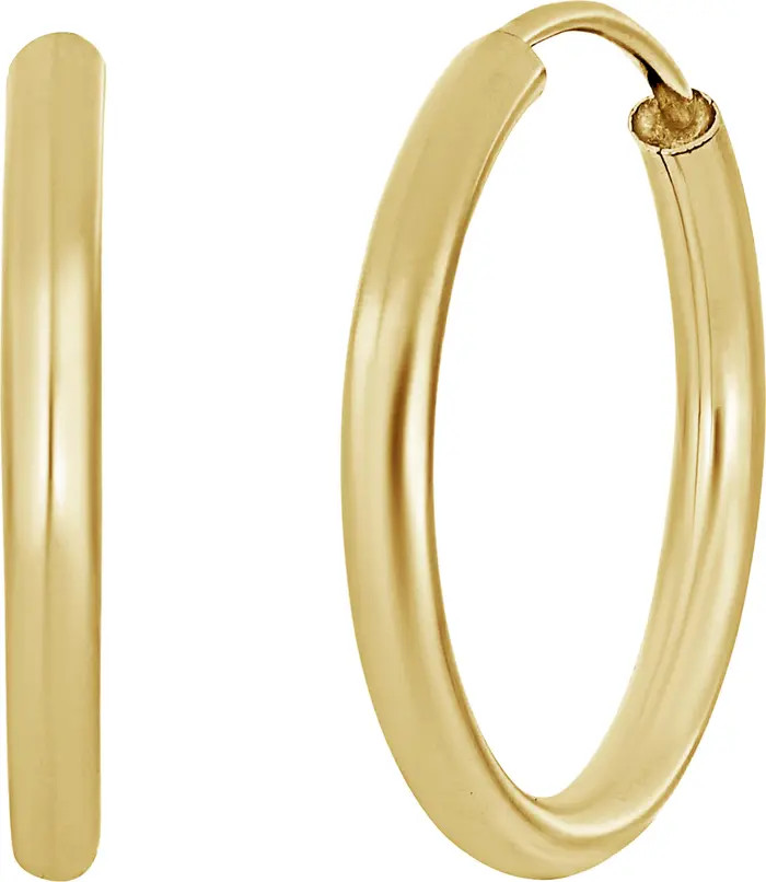 14K Gold Infinity Hoop Earrings | Nordstrom
