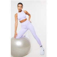 PrettyLittleThingLilac Sculpt Luxe High Waist Gym Leggings | PrettyLittleThing CAN