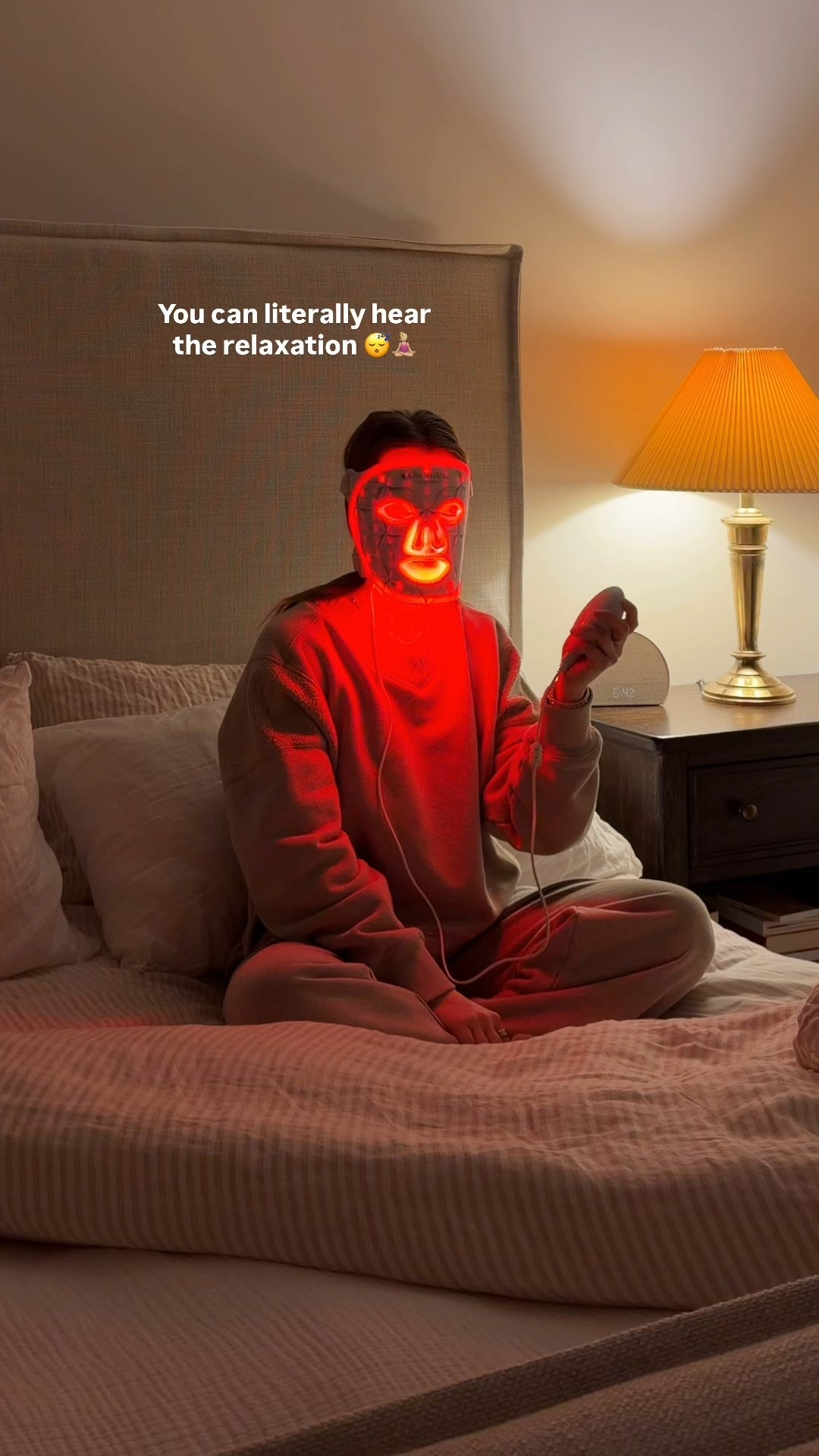 1/22/26 Using my Omnilux LED red light mask as part of my morning routine, paired with my cozy Aerie lounge set. One of my favorite slow, grounding habits that feels good for both skin and nervous system.

#LTKdayinmylife #LTKmorningroutine #LTKselfcare