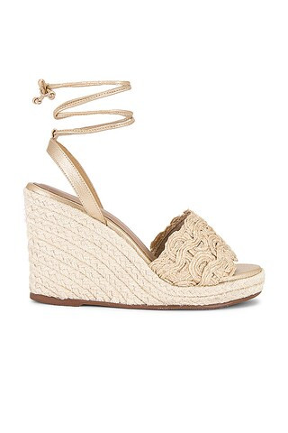 Kaanas Eve Wedge in Gold from Revolve.com | Revolve Clothing (Global)