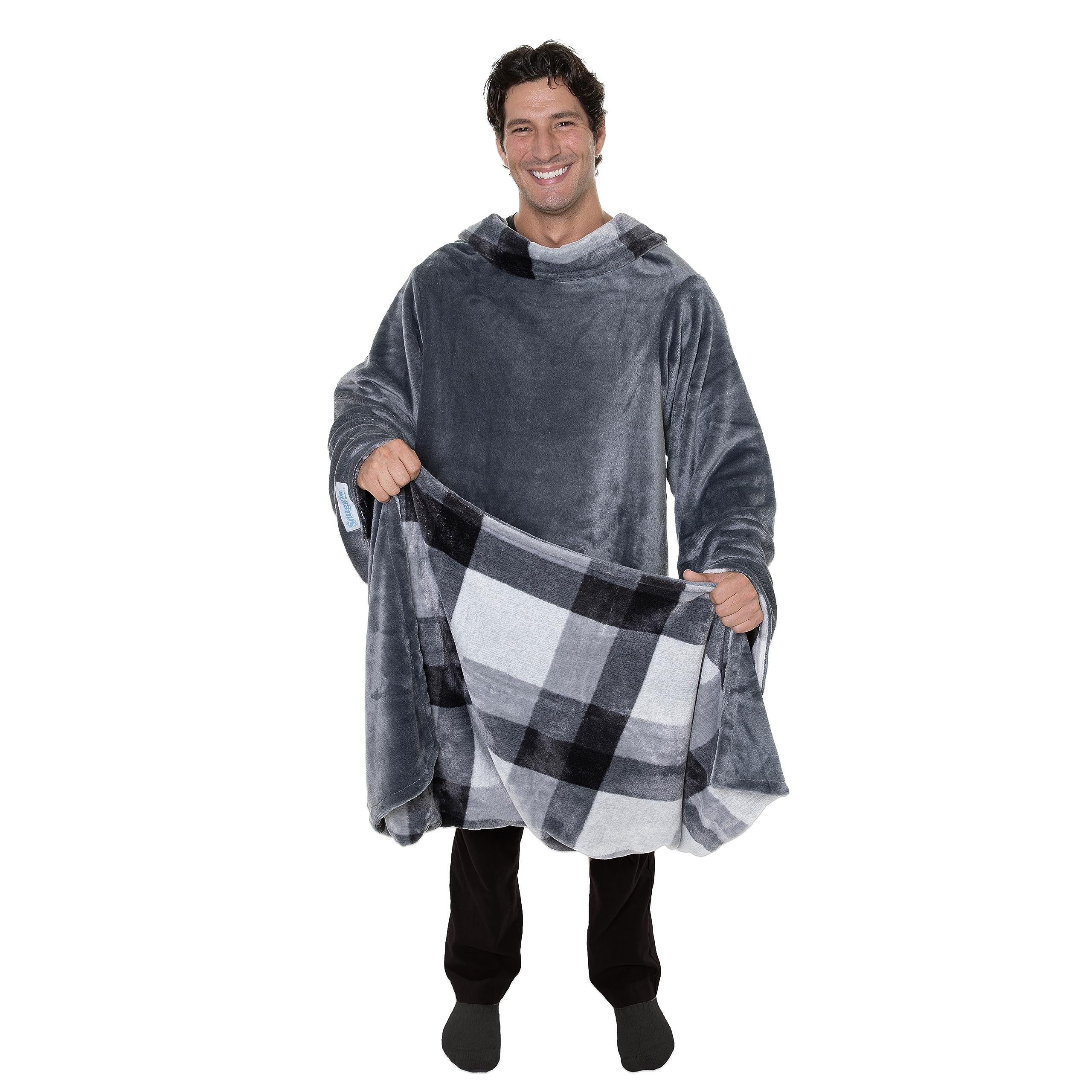 Snuggie Reversible - The Original As Seen on TV Wearable Blanket That Has Sleeves - Cozy, Warm an... | Amazon (US)