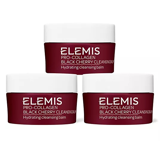 ELEMIS Pro-Collagen Cleansing Balm Travel Trio- Choice Of - QVC.com | QVC